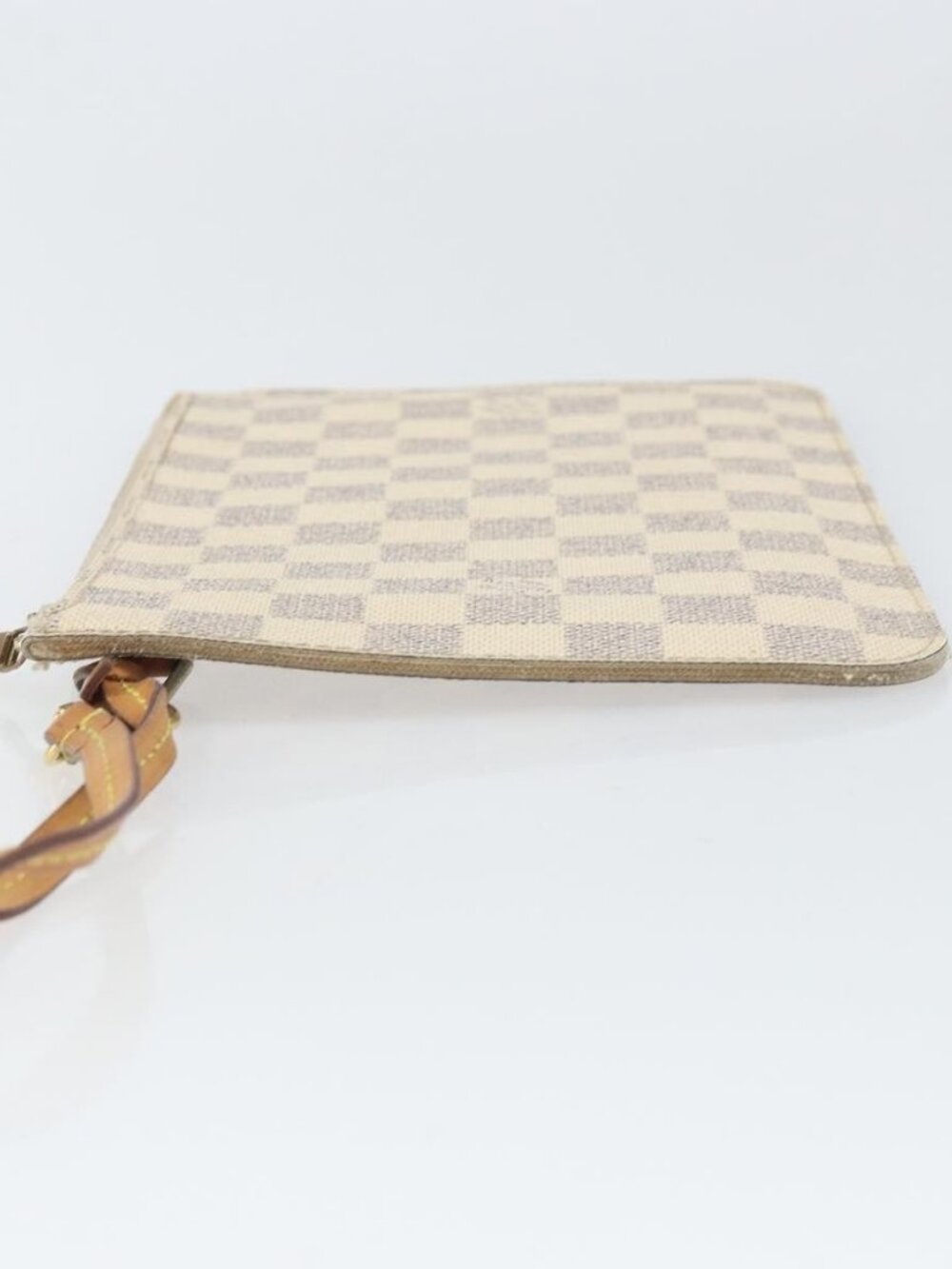 LOUIS VUITTON Damier Azur Neverfull MM Pouch LV Auth 171149 - Picture 4 of 16